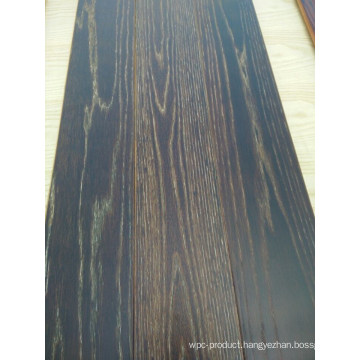 Exquisite Smoked Parquet Elm Engineered Wood Flooring